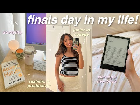 FINALS DAY IN MY LIFE! 🫶🏼 last day of school vlog! *productive, chatty & realistic*