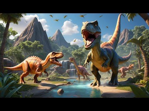 Row Row Your Dinosaur | Fun Nursery Rhyme for Kids | Sing-Along Action Song