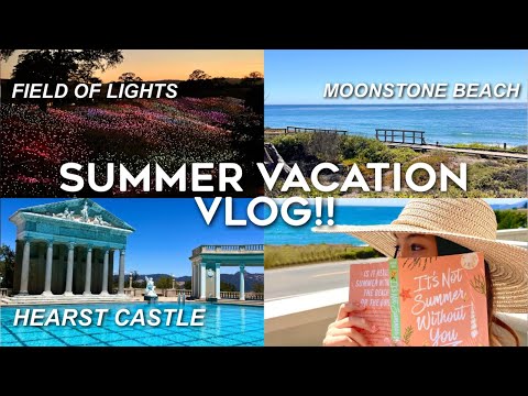 SUMMER VACATION VLOG! 🏝☀️ | Hearst Castle, Sensorio, Cal Poly, and more!