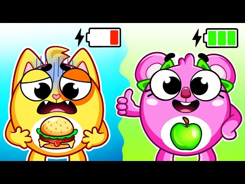 Healthy Meal Challenge 🥗 Yes! Yes Fruits | Funny Kids Songs 🐱🐨🐰🦁 And Nursery Rhymes by Baby Zoo