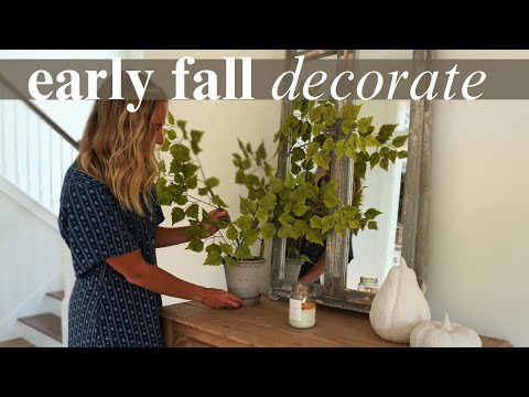 early fall decorate with me | simple decorating ideas