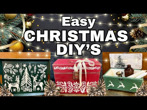 DIY CHRISTMAS~EASY CHRISTMAS DIY'S