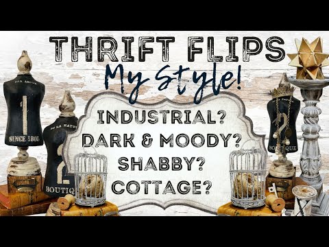 Thrift Flips; French-Dark & Moody-Shabby-Industrial