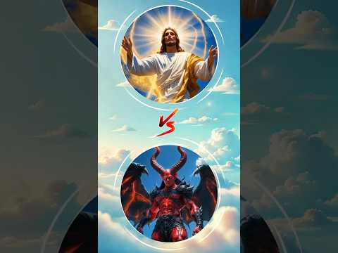 Jesus Vs Satan! Subcribe if you choose God #jesus #god #jesuschrist #jesusvssatan #jesusvsdevil