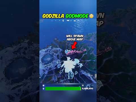 GODZILLA GODMODE GLITCH in Fortnite Season 1😳 (Chapter 6) #fortnite #foryou #fyp #shortsfeed