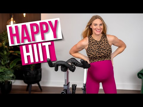 30-minute MOOD-BOOSTING HIIT CARDIO indoor cycling workout