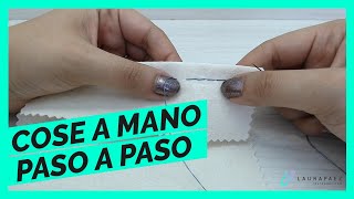 👚Cómo COSER A MANO: te enseño las puntadas básicas (Curso de confección #2)