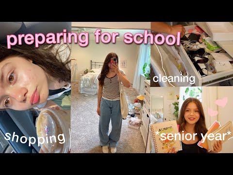 PREPARING FOR BACK TO SCHOOL *for the last time*