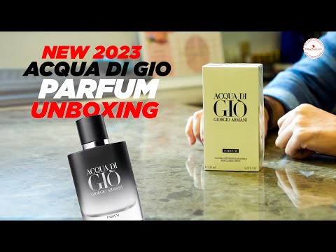 NEW Armani Acqua di Gio Parfum 2023 - Unboxing & FIRST IMPRESSIONS - 1 Min Cinamatic Video