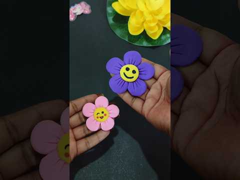 Clay flower making || Clay art #diy #craft #clay #shorts