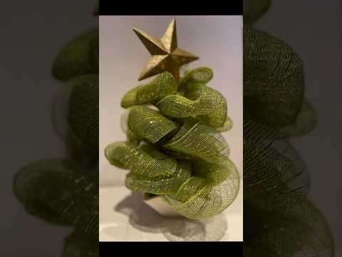 Mesh Easy Christmas Tree #shorts #christmasdecorations #christmastreeideas