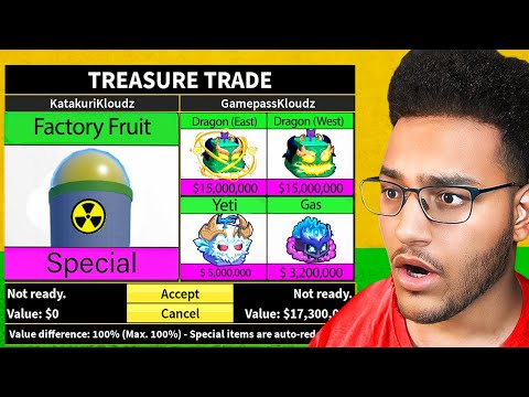 Trading Factory Fruits for 24 Hours in Blox Fruits..