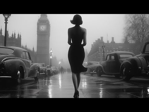 London's Foggy Jazz Nights 🌃 Echo Through Time, a Vintage Music Journey on the Streets of the 1930s