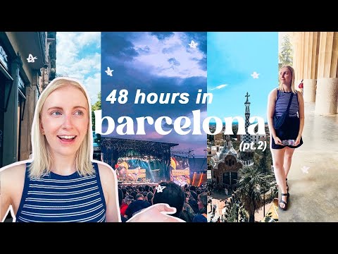 48 HOURS IN BARCELONA! my birthday, bruce springsteen, park güell, the best coffee + las ramblas