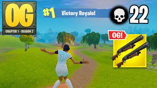 Fortnite OG Season 2 | High Kill Solo Ranked Win Gameplay (Double Pump)