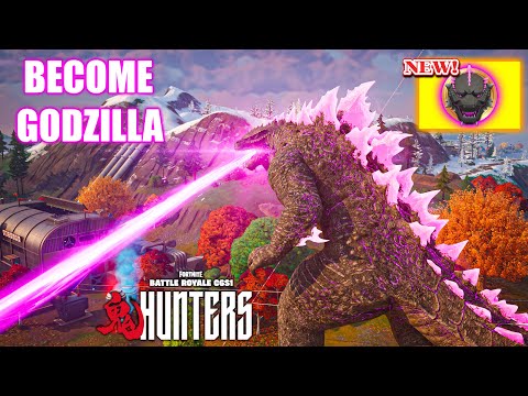 GODZILLA BOSS Gameplay - NEW MYTHIC POWERS & MEDALLION ( *NEW* FORTNITE CHAPTER 6 SEASON 1 UPDATE! )