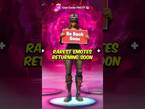 RAREST Emotes Returning To Fortnite 🔥