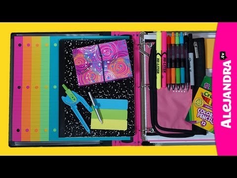 Back to School Organizing Tips: Binder & School Notebook Organization