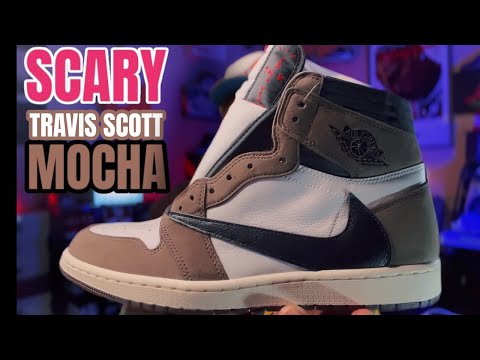 ( VERY SCARY ) TRAVIS SCOTT JORDAN 1 HIGH  “MOCHA”  - 3RD PARTY REVIEW