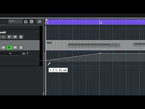 How to  Automate VST instruments like pro in Cubase