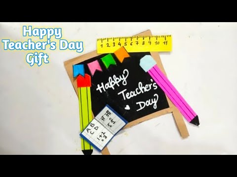 Teacher's Day Card Making Ideas/DIY Teachers Day Gift /Handmade Card for Teacher/Happy Teachers Day