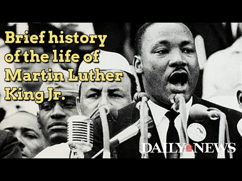 Brief timeline of the life of Dr. Martin Luther King Jr.