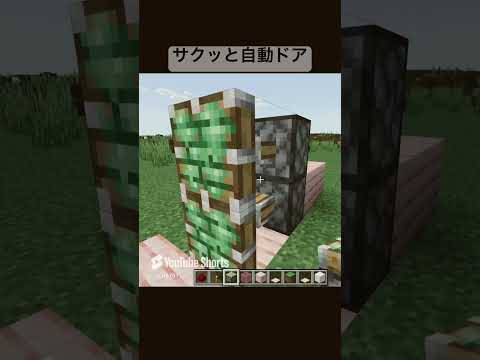 初心者向けの自動ドア入門【マイクラ装置】