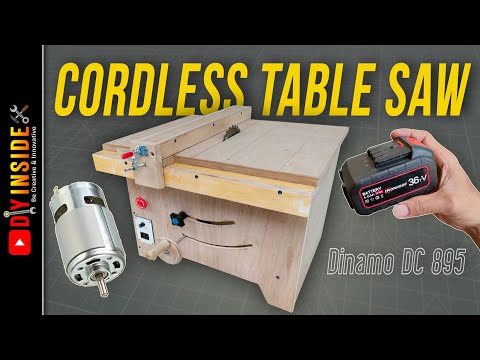 Table Saw Cordless Dinamo DC 895 #diy #creative