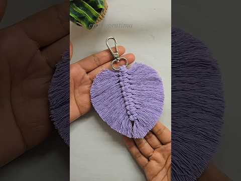 Macrame keychain #shorts #art