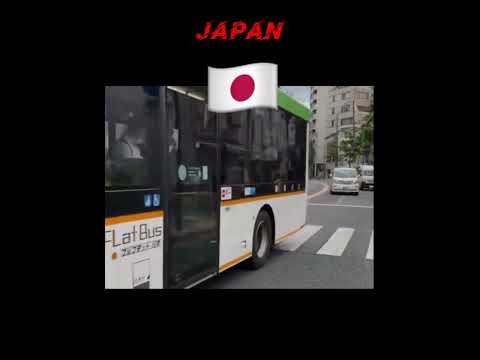 Japan vs Russia: Differences in bus driving#funny #funnyvideo #russia #moskau #japan #fypシ #shots