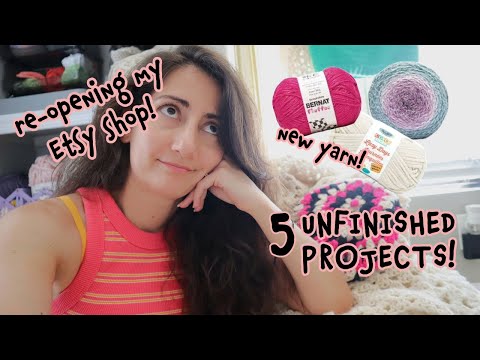 Too many projects! Time for a vlog 📹🧶