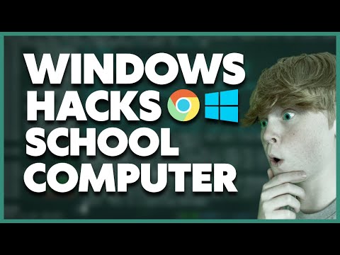 HACKS To Do On School WINDOWS COMPUTERS!