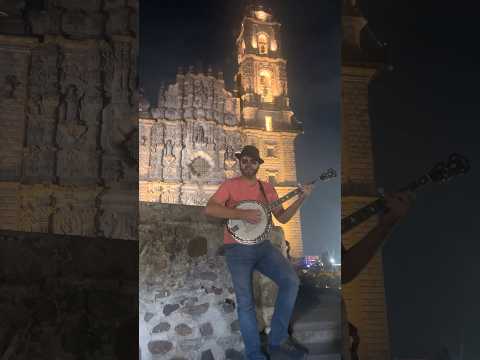 Gospel Banjo for Dia De Los Muertos in Mexico 💀🌹 #banjo #music