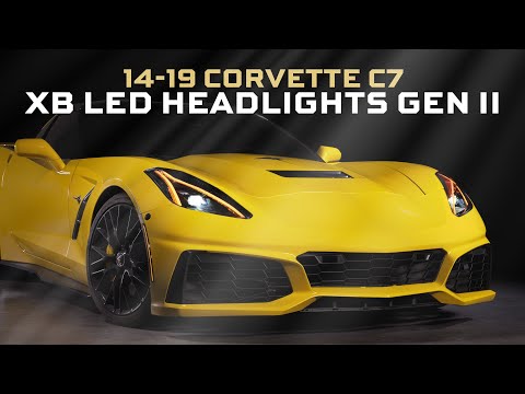 NEW Morimoto 2014-2019 C7 Corvette XB Headlights Gen 2 | Upgrade Your Ride with C8-Inspired Style!