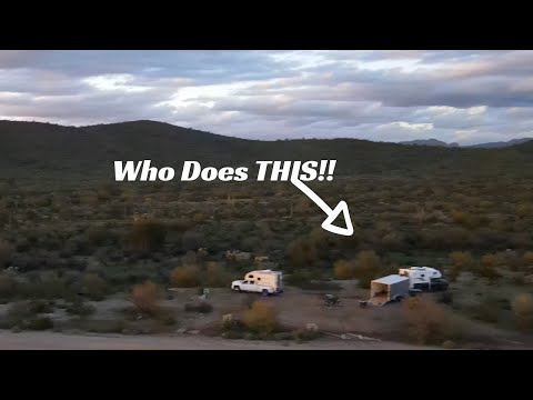 Weirdo Parks His RV In My Camp!!!