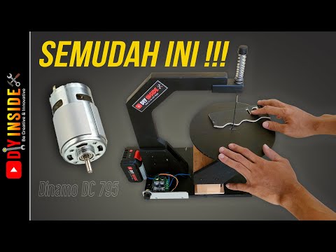 ubah scroll saw jadi cordless || DINAMO DC 795