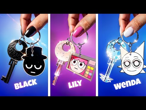 Incredibox Sprunki One Color Challenge! SPRUNKI Build a Tiny House | Black vs PINK vs White