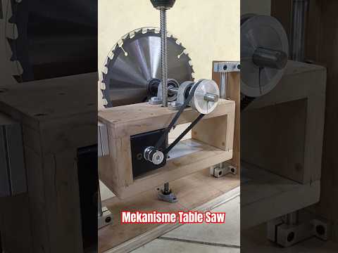 Do it yourself ‼️ mekanisme mesin Table Saw dari Dinamo DC 895 #diy #fypシ #shorts