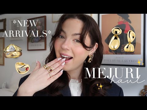 MEJURI JEWELRY HAUL 2025 ⭐️ | Over $2,000 worth of stackable everyday jewelry pieces