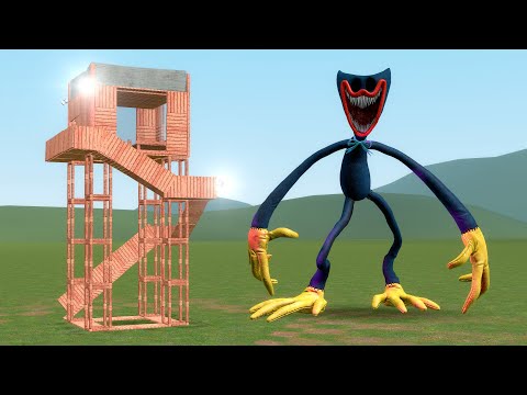 NIGHTMARE HUGGY WUGGY Vs Towers In Garry's Mod