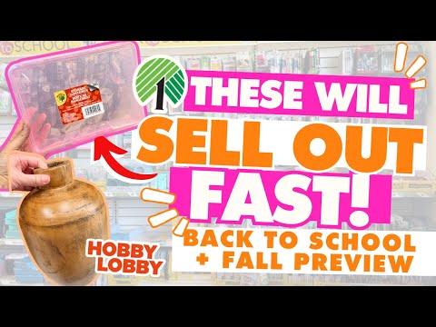 LOOK what I found! These WILL 100% sell out! | Fall Decorations + Crafty Back to School Haul