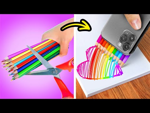 AMAZING SCHOOL HACKS | Funny and Useful Ideas by 123 GO! Series