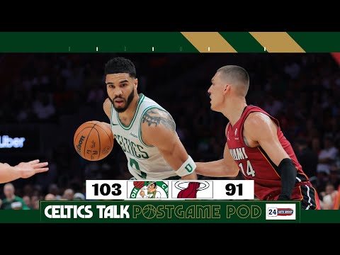 POSTGAME POD: Celtics pull away in the 4th quarter for double-digit win in Miami