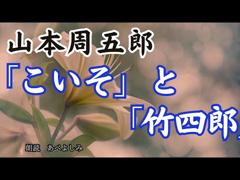 【朗読】山本周五郎・「こいそ」と「竹四郎」 　　朗読・あべよしみ