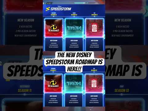 The new Disney Speedstorm roadmap has been revealed!