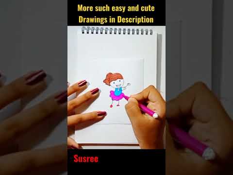 Sketch pen drawing tutorial #sketchpendrawingeasyandsimple #Shorts