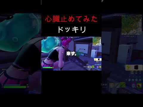 心臓止めてみたドッキリ中にZETAのあの人と同じマッチ？！【フォートナイト/Fortnite】