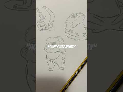 Frogs and yoga #art #drawing #artist #sketch #viralvideo #christmas