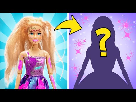 From Old Doll to Princess ✨ Best Doll Makeover Ideas