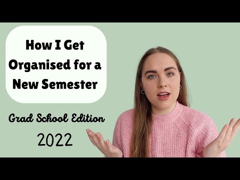 How I Get Organised for a New Academic Semester as a PhD Student